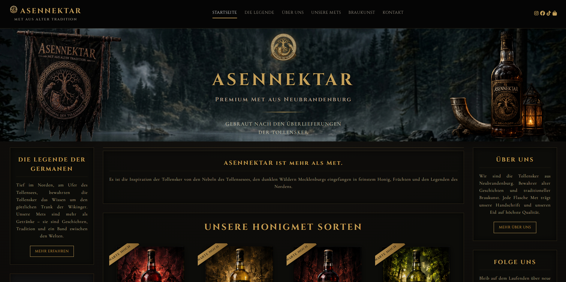 Homepage Asennektar